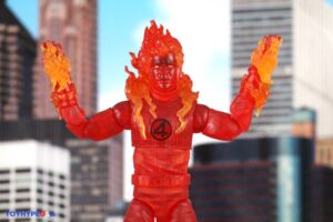 Hasbro Marvel Legends Fantastic Four First Steps Human Torch & Silver Surfer Figures