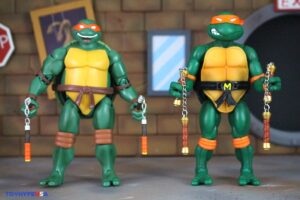 Super7 Teenage Mutant Ninja Turtles ULTIMATES! 2003 Michelangelo Figure 