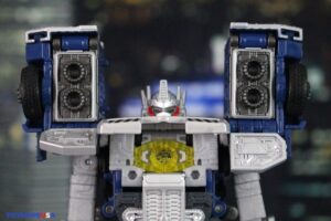 Takara-Tomy Transformers x Godzilla Synergenex Series Optimus Prime Type MSF-3 Kiryu Figure