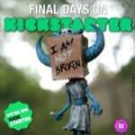 Scrambled Eggs Creative - I Am NOT Broken The Bag Lady Vinyl Companion 8.5" Vinyl Figure Kickstarter Campaign Ending Soon