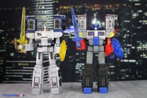 Takara-Tomy Transformers x Godzilla Synergenex Series Optimus Prime Type MSF-3 Kiryu Figure