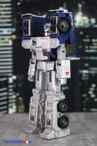 Takara-Tomy Transformers x Godzilla Synergenex Series Optimus Prime Type MSF-3 Kiryu Figure
