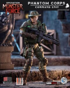 Fresh Monkey Fiction Operation Monster Force Season Zero Phantom Corps Command Unit Convention Exclusive Figure