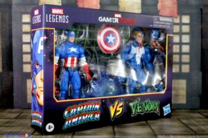 Hasbro Marvel Legends Series Gamerverse Captain America Vs. Venom Figures