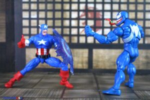 Hasbro Marvel Legends Series Gamerverse Captain America Vs. Venom Figures