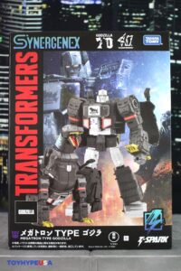 Takara-Tomy Transformers x Godzilla Synergenex Leader Class Megatron Figure