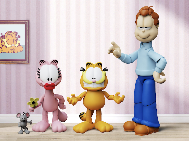 Boss Fight Studio Garfield - Arlene, Garfield (version 2), & Jon Arbuckle (Deluxe) Figures