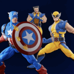 Hasbro Marvel Legends Series Astonishing X-Men Wolverine & 20th Anniversary Captain America (Re-Issue) Figures