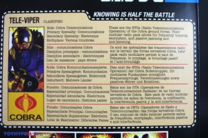 Hasbro G.I. Joe Classified Series Retro Collection Tele-Viper Figure