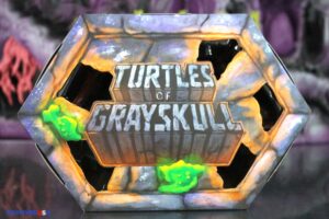 Mattel San Diego Comic-Con 2025 Exclusive Turtles Of Grayskull Skele-Shredder Figure
