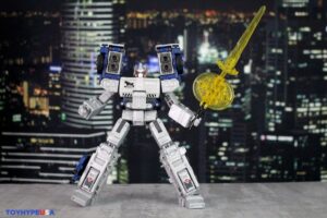 Takara-Tomy Transformers x Godzilla Synergenex Series Optimus Prime Type MSF-3 Kiryu Figure