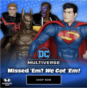 McFarlane Toys DC Multiverse Superman New 52, Guy Gardner Red Lantern, Mr. Terrific & Batman 1989 Figures
