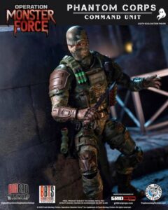 Fresh Monkey Fiction Operation Monster Force Season Zero Phantom Corps Command Unit Convention Exclusive Figure