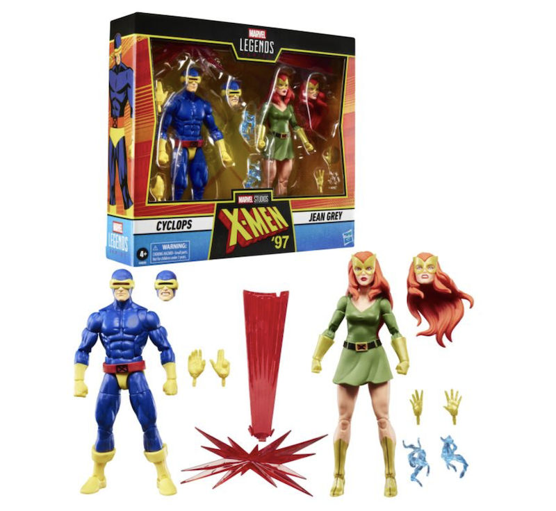 X-Men '97 Marvel Legends Cyclops and Jean Grey Action Figure Two-Pack
