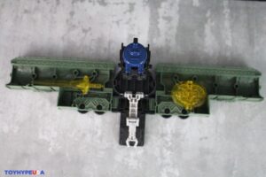 Takara-Tomy Transformers x Godzilla Synergenex Series Optimus Prime Type MSF-3 Kiryu Figure