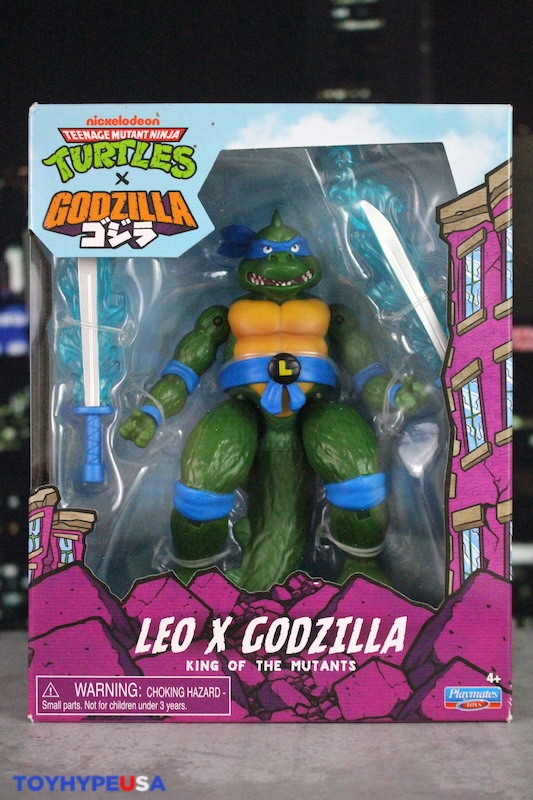 Teenage Mutant Ninja Turtles x Godzilla Figures - Michelangelo x King Ghidorah