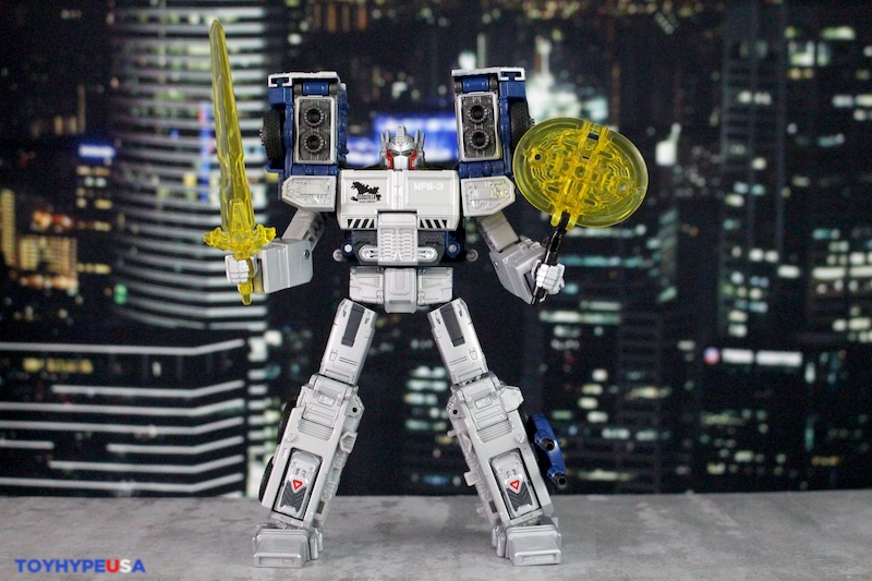 Takara-Tomy Transformers x Godzilla Synergenex Series Optimus Prime Type MSF-3 Kiryu Figure