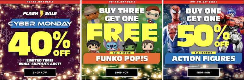 Entertainment Earth Offers Cyber Monday 2025 Sales