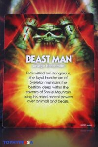 Mattel – He-Man and the Masters of the Universe Origins 200X Cartoon Collection He-Man, Beast Man, Stratos & Tri-Klops Figures