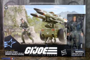 Hasbro G.I. Joe Classified Series #182 Clayton Hawk Abernathy Figure with M.M.S. (Mobile Missile System) Vehicle