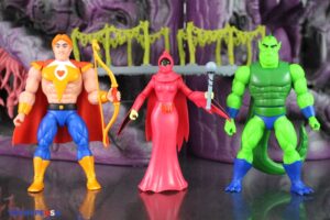 Mattel - Masters of the Universe Origins Cartoon Collection Bow, Shadow Weaver & Whiplash Figures
