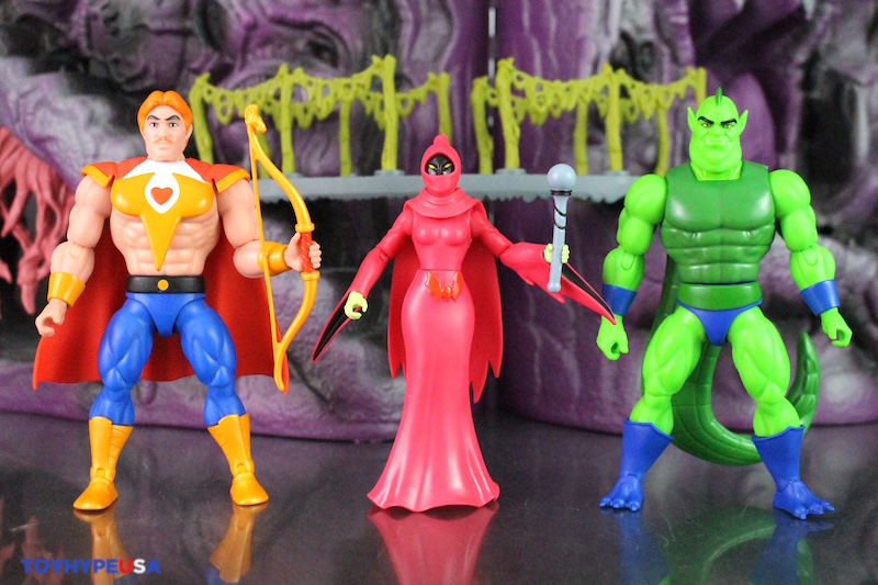 Mattel - Masters of the Universe Origins Cartoon Collection Bow, Shadow Weaver & Whiplash Figures