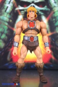 Mattel – He-Man and the Masters of the Universe Origins 200X Cartoon Collection He-Man, Beast Man, Stratos & Tri-Klops Figures