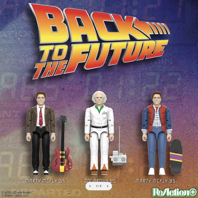 Super7 Back to the Future ReAction+ Figures