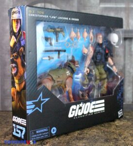 Hasbro G.I. Joe Classified Series #157 Christopher Law Lavinge & Order Figure Set