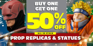 Entertainment Earth Offers Prop Replicas & Statues BOGO 50% Off Sale