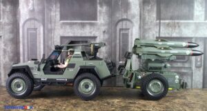 Hasbro G.I. Joe Classified Series #182 Clayton Hawk Abernathy Figure with M.M.S. (Mobile Missile System) Vehicle