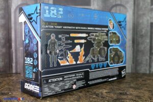 Hasbro G.I. Joe Classified Series #182 Clayton Hawk Abernathy Figure with M.M.S. (Mobile Missile System) Vehicle