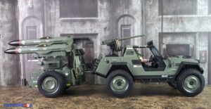 Hasbro G.I. Joe Classified Series #182 Clayton Hawk Abernathy Figure with M.M.S. (Mobile Missile System) Vehicle
