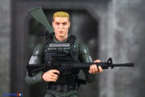 Hasbro G.I. Joe Classified Series #182 Clayton Hawk Abernathy Figure with M.M.S. (Mobile Missile System) Vehicle