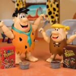Jada Toys Post Cereal Mascots The Flintstones Fred Flintstone & Barney Rubble Figures