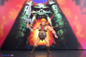 Mattel – He-Man and the Masters of the Universe Origins 200X Cartoon Collection He-Man, Beast Man, Stratos & Tri-Klops Figures