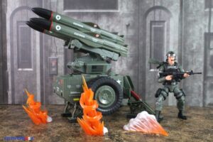Hasbro G.I. Joe Classified Series #182 Clayton Hawk Abernathy Figure with M.M.S. (Mobile Missile System) Vehicle