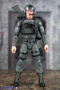 Hasbro G.I. Joe Classified Series #182 Clayton Hawk Abernathy Figure with M.M.S. (Mobile Missile System) Vehicle