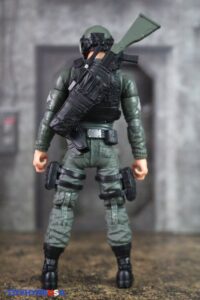 Hasbro G.I. Joe Classified Series #182 Clayton Hawk Abernathy Figure with M.M.S. (Mobile Missile System) Vehicle