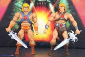 Mattel – He-Man and the Masters of the Universe Origins 200X Cartoon Collection He-Man, Beast Man, Stratos & Tri-Klops Figures