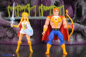 Mattel - Masters of the Universe Origins Cartoon Collection Bow, Shadow Weaver & Whiplash Figures