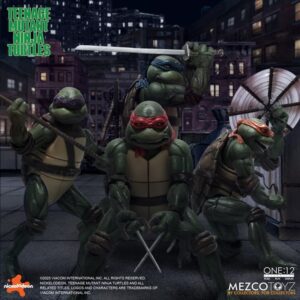 Mezco Toys Teenage Mutant Ninja Turtles (1990) One12 Collective Action Figure Boxed Set