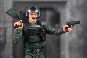 Hasbro G.I. Joe Classified Series #182 Clayton Hawk Abernathy Figure with M.M.S. (Mobile Missile System) Vehicle