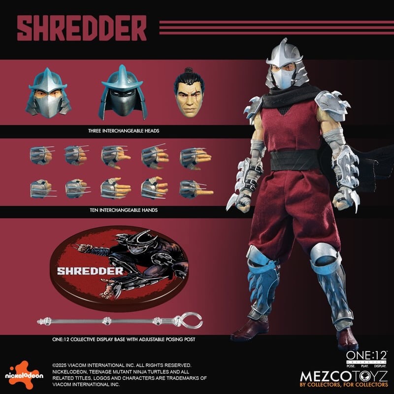 Mezco Toyz Teenage Mutant Ninja Turtles One12 Collective Shredder