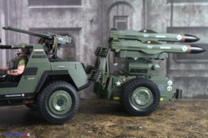 Hasbro G.I. Joe Classified Series #182 Clayton Hawk Abernathy Figure with M.M.S. (Mobile Missile System) Vehicle