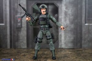 Hasbro G.I. Joe Classified Series #182 Clayton Hawk Abernathy Figure with M.M.S. (Mobile Missile System) Vehicle