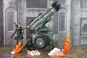 Hasbro G.I. Joe Classified Series #182 Clayton Hawk Abernathy Figure with M.M.S. (Mobile Missile System) Vehicle