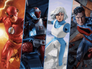 McFarlane Toys DC Multiverse Superman, Ice, Rocket Red Brigade & The Flash Figures