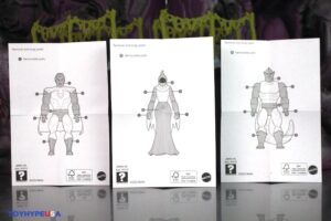 Mattel - Masters of the Universe Origins Cartoon Collection Bow, Shadow Weaver & Whiplash Figures