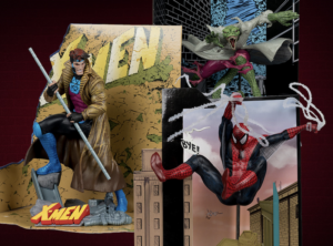 McFarlane Toys Marvel Comics The Lizard, Spider-Man & Gambit 1/10th Scale Figures